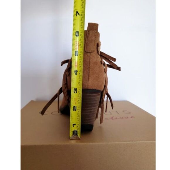 NWT Coconuts by Matisse Western Fringe Boots Sz 8 Festival Cowgirl Tan Ankle - Picture 8 of 8